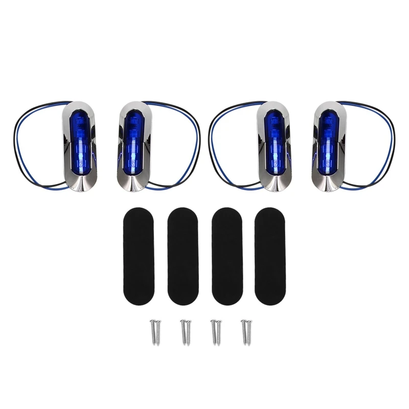 

Marine Boat Light Cockpit Decoration Light Boat Navigation Light for Boat Yacht Fishing Pontoon 12V 24V 4Pcs