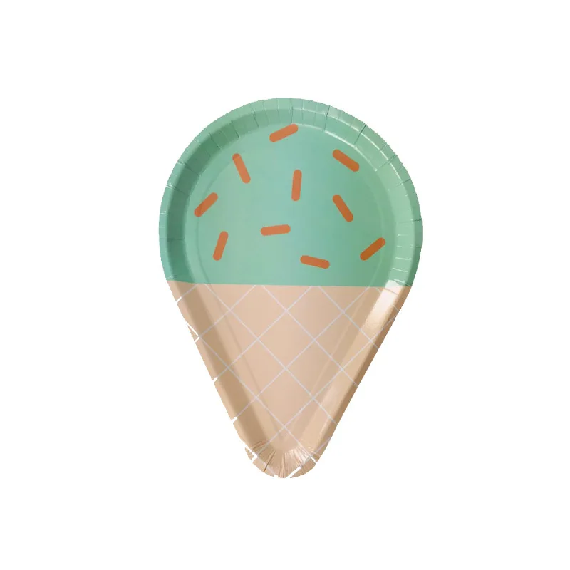 40pcs/Bag Environmental Protection Disposable Tableware Decorative Paper Plates For Weddings Baby Showers Grad Parties Birthday |