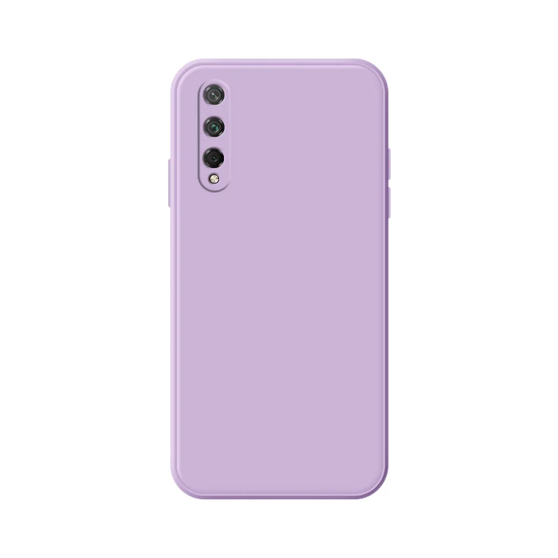 

For Huawei Honor 20S Soft TPU Silicone Protective Square Phone Case Simple Purea Colors Back Cover Fundas