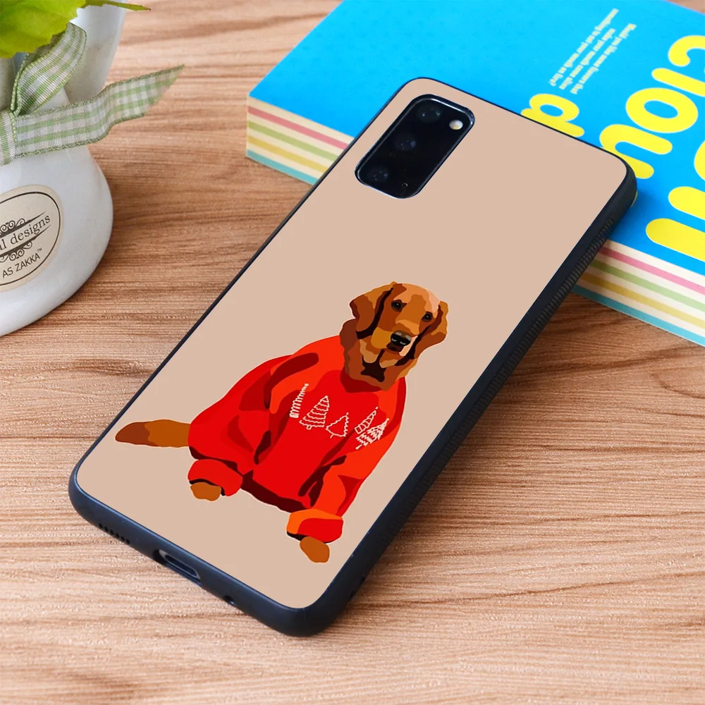 Мягкий чехол из ТПУ для Samsung Galaxy с изображением золотистого ретривера Красного
