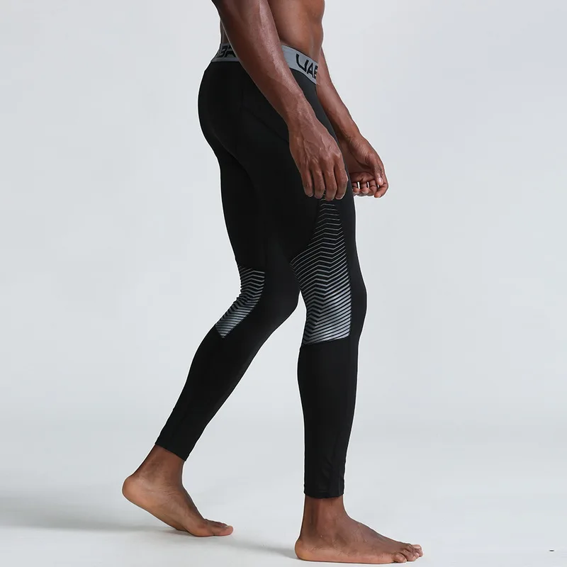 Мужские штаны для спортзала леггинсы мужчин бега тренировки спорта