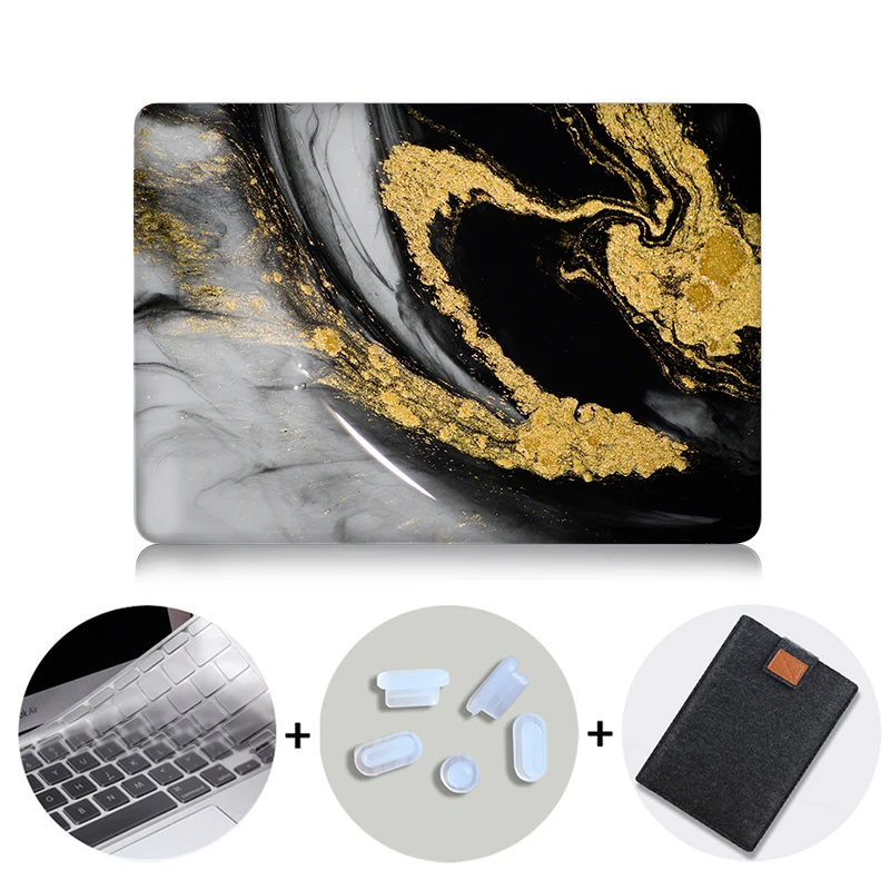 MB13 MTT мраморный чехол для Macbook Air Pro retina 11 12 13 15 16 дюймов, чехол для ноутбука mac book Pro 13,3 15,4 с сенсорной панелью - Цвет: MB13