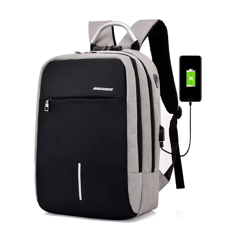 

Men Multifunction Anti Theft Backpack 2021 New USB Charging Backpacks Waterproof Schoolbag Business Travel Bags