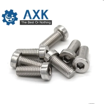 

10/50 M3 M4 M5 M6 304 A2-70 stainless steel DIN7984 Hex Hexagon Socket Thin Low Short Profile Head Allen Cap Screw Bolt L=4-40mm