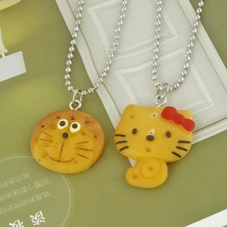 Ожерелье с медведем печенье диско-почва Крутое ожерелье для девочек милое в
