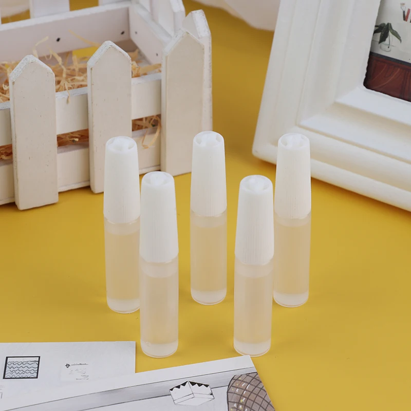 5pcs 6ml Diamond Painting Glue Children&amp#39s Crafts Environmental Protection White For Artwork Craftwork |