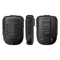 uniwa bm001 zello walkie talkie handheld wireless bluetooth ptt hand microphone for alps f40 f22 f25 mobile phone sos button