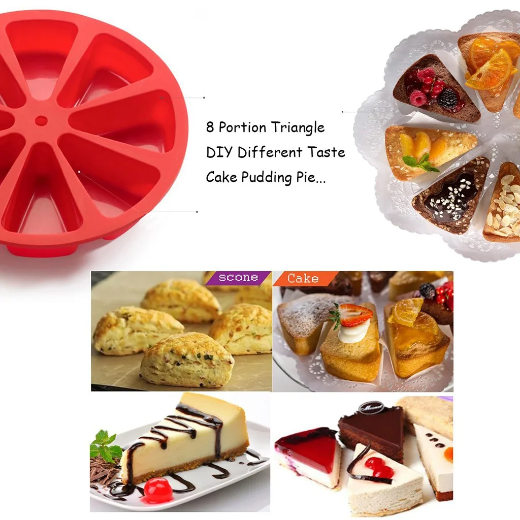 

Eighth Grid Silicone Mold Bakeware Baked Food Mold Scones Maker Microwave Bakeware Mold Tool Kitchen Tools Accessories