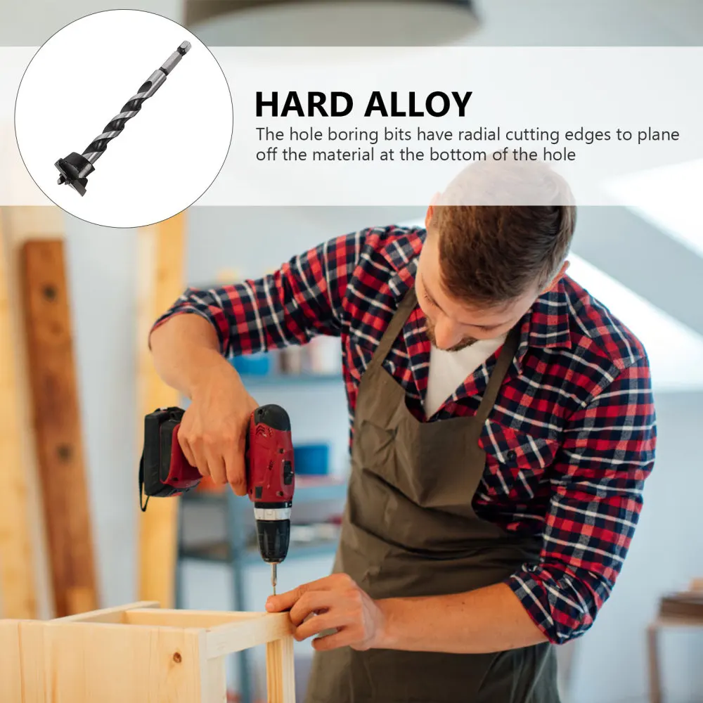 

Hole Opener Woodworking Drill Bit Boring Hole Saws Cutter Tool Flat Drill Bit