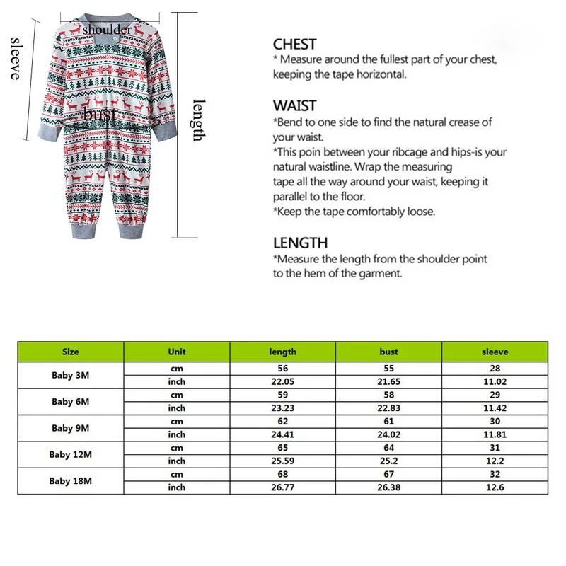 

Family Christmas Matching Pajamas Set 2020 Adult Kids Pyjamas Nightwear Baby Romper Cute Merry Christmas Family Matching Outfits
