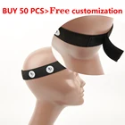 Новинка 2021 эластичная повязка на голову на липучке 60 см 65 см Регулируемая Стандартная для фиксированных кружевных париков ширина 2,5 см 3 см 3,5 см края повязки