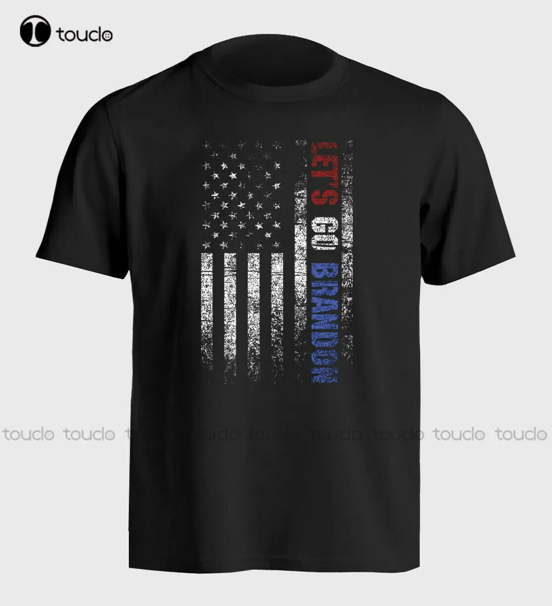 

Let's Go Brandon FJB Funny Joe Biden Political USA Flag T-Shirt - Sizes S to 5XL fashion funny new