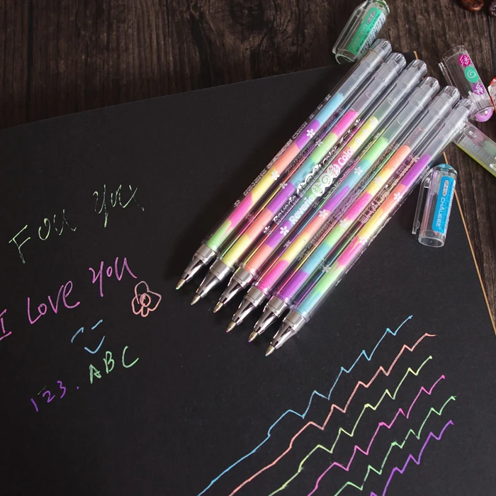 Маркеры для письма 6 шт. цветов корейские Канцтовары | офиса и дома