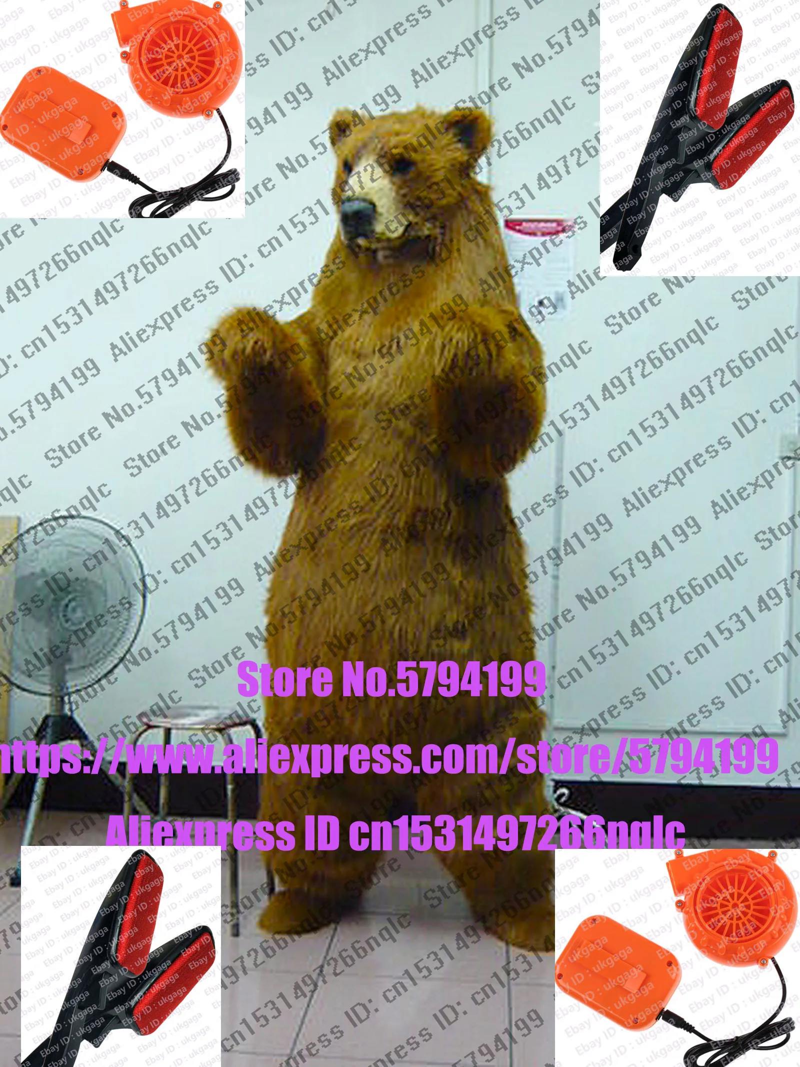 Костюм Бурого Русского полярного медведя Хаски Собаки Волка Плюшевый костюм Косплей Животное Вечеринка Фэнси-драйв Карнавальный день рождения Подарок.