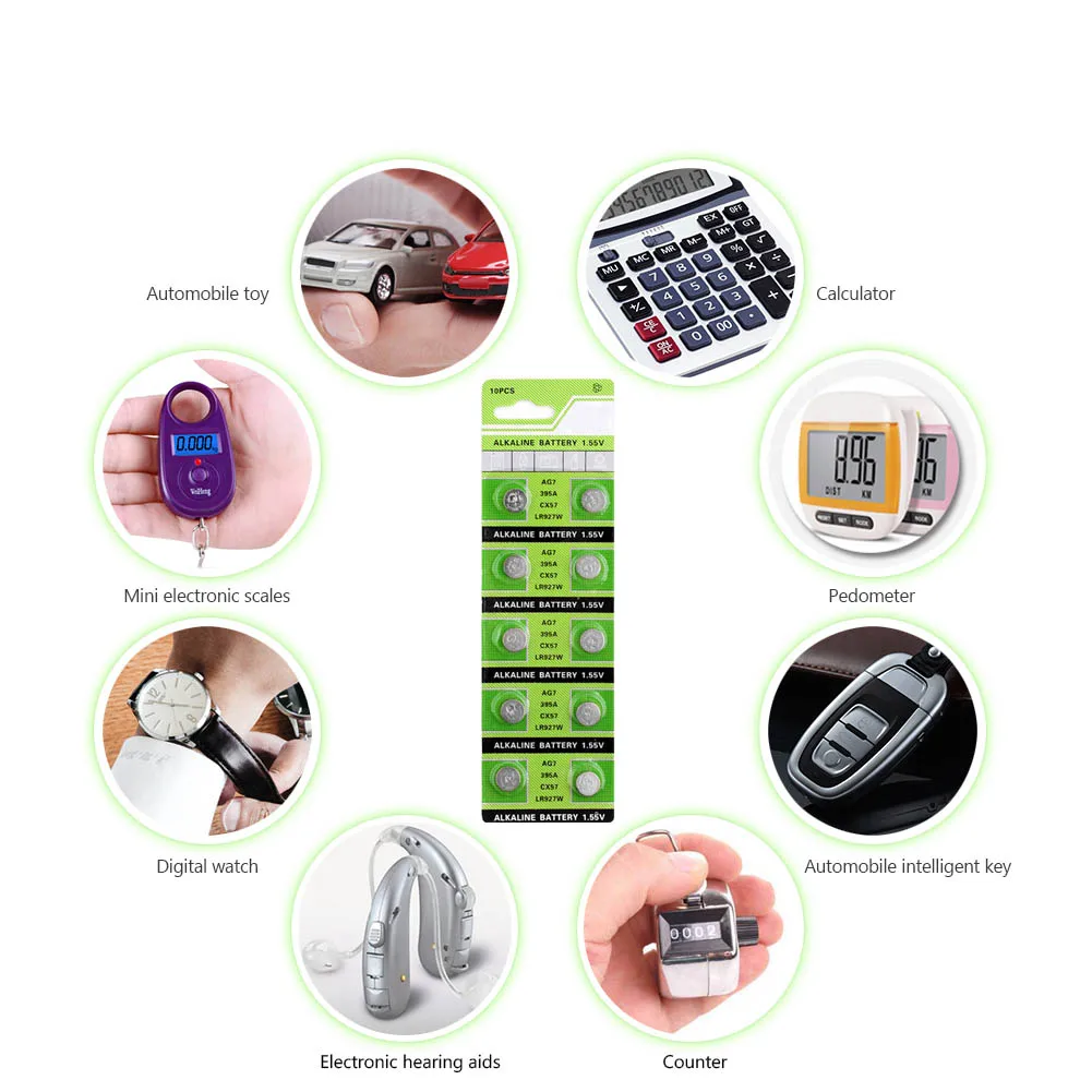 Продаем Дешевые 200 шт 1 5 в 395 SR927SW 399 SR927W LR927 AG7 батарейка для часов|Часовые