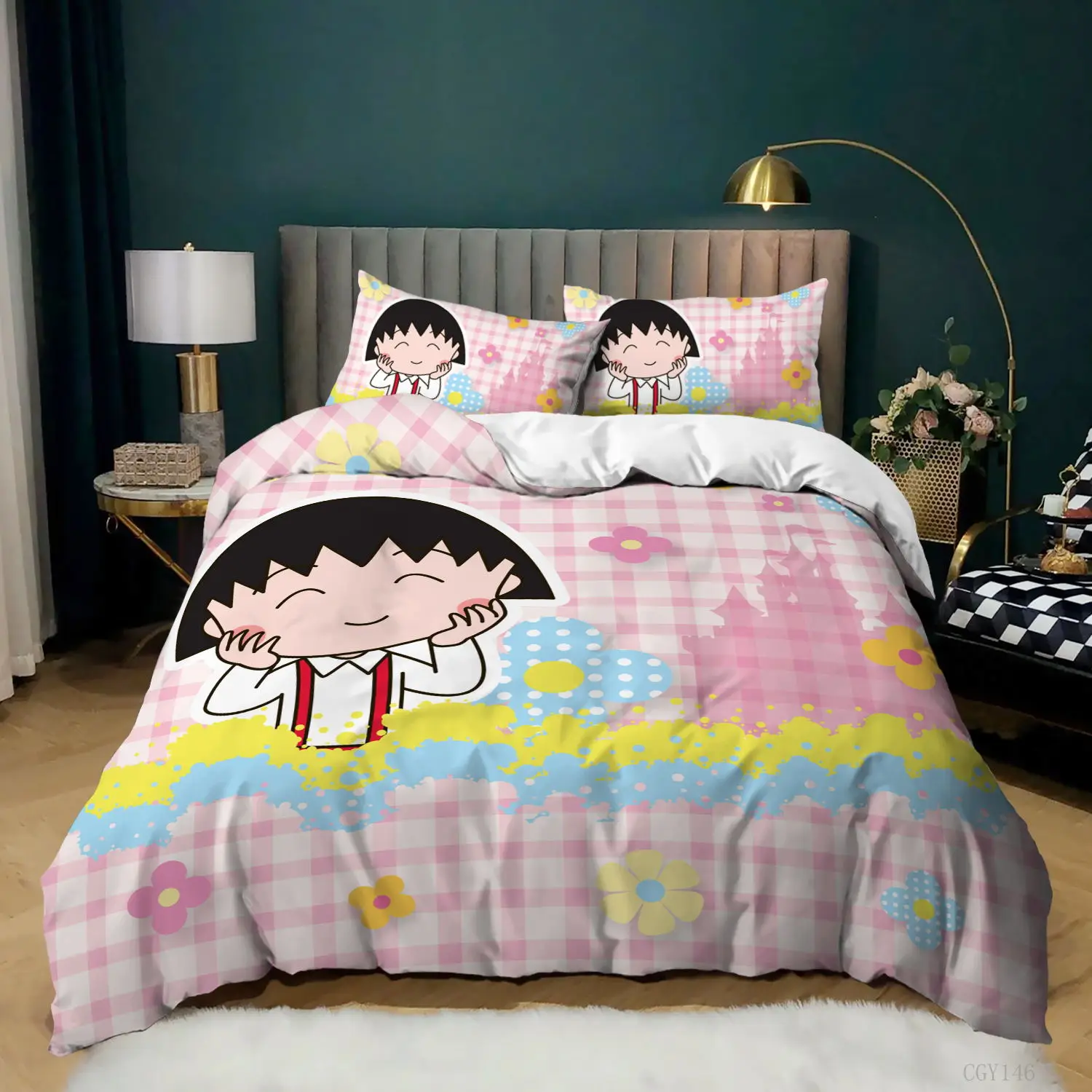 

3D Printed Cute Anime Cartoon Bedding Set Duvet Cover Pillowcase For Kids Girls Queen King Size Bedclothes Quilt Cover 2/3pcs