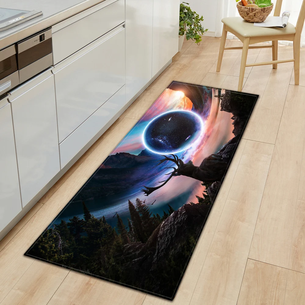 Входной коврик кухонный ковер с принтом декоративный для дома балкона прихожей