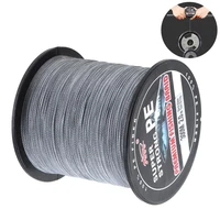 300m 330yards gray pe braided fishing line 4 strands 18 28 40 50 70 80 90lb multifilament fishing tackle accessories