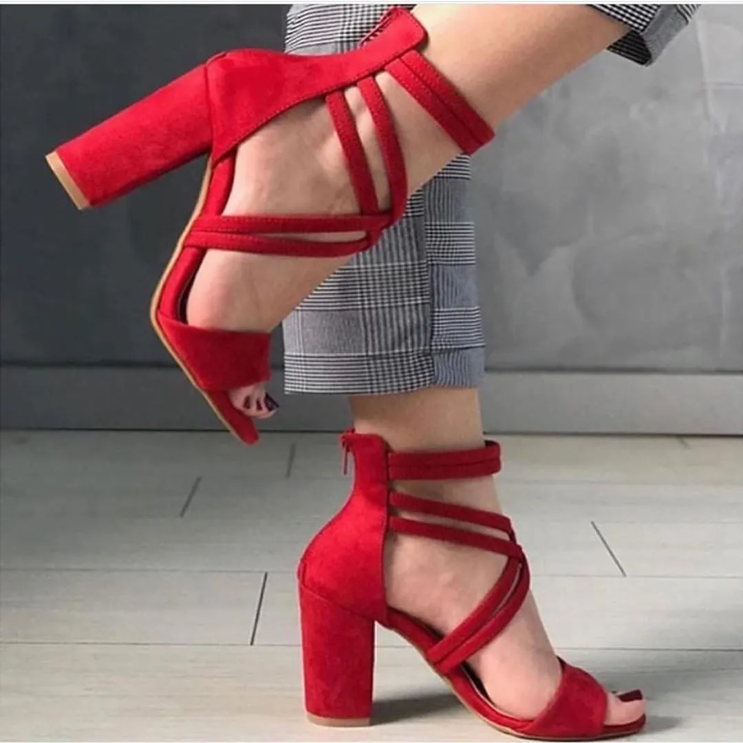 Mst 032 красные замшевые Популярные летние женские модельные туфли