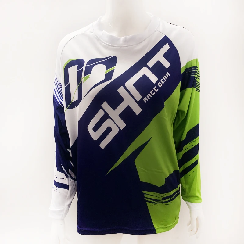 DH Motocross MX FXR, длинный рукав, MTB, Джерси, для езды по пересеченной местности, для езды на мотоцикле, для спуска на гору, Джерси mtb, для мотокросса