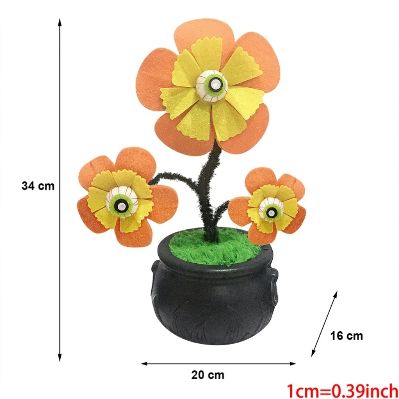 

Flower Plush Cute Simulation Plants Stuffed Toys, Creative Cartoon Flowers Potted Plants Pillow Bookshelf Decorations