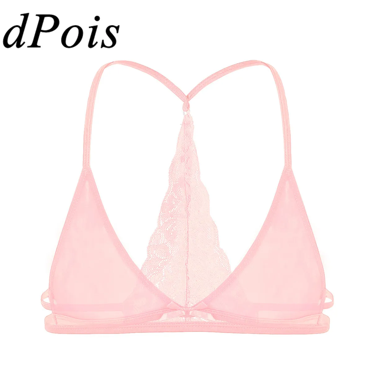 Сексуальное мужское нижнее белье майки сетчатый прозрачный кружевной