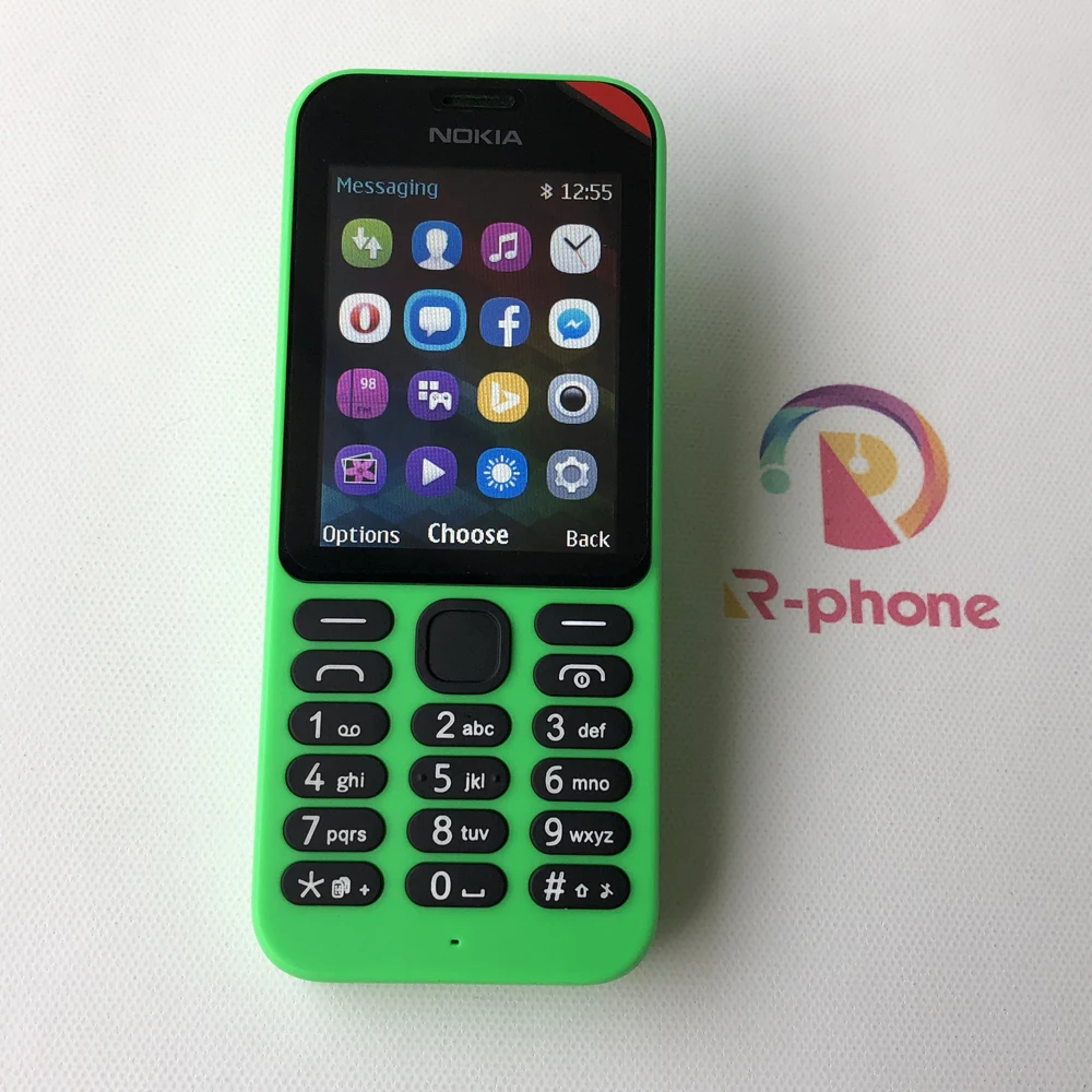 NOKIA 215 отремонтированный мобильный телефон с двумя sim картами GSM Хорошее качество