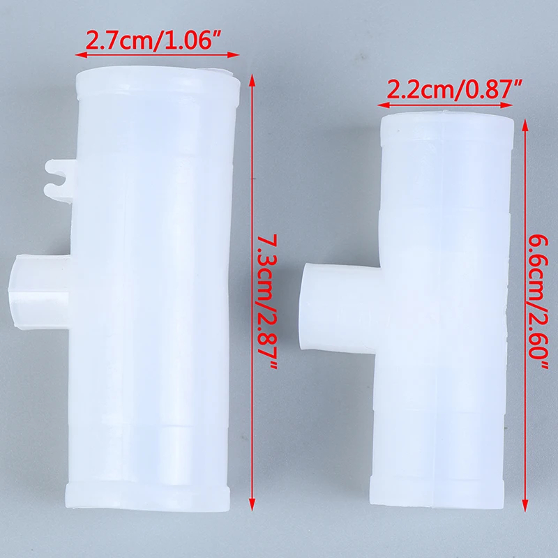 2 шт./лот белая птичья вода питьевая трубка пластиковая автоматическая поилка