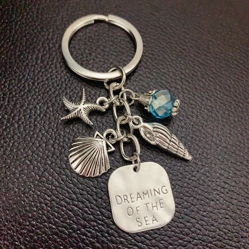 1 шт. брелок для ключей Морская звезда|Брелоки| |