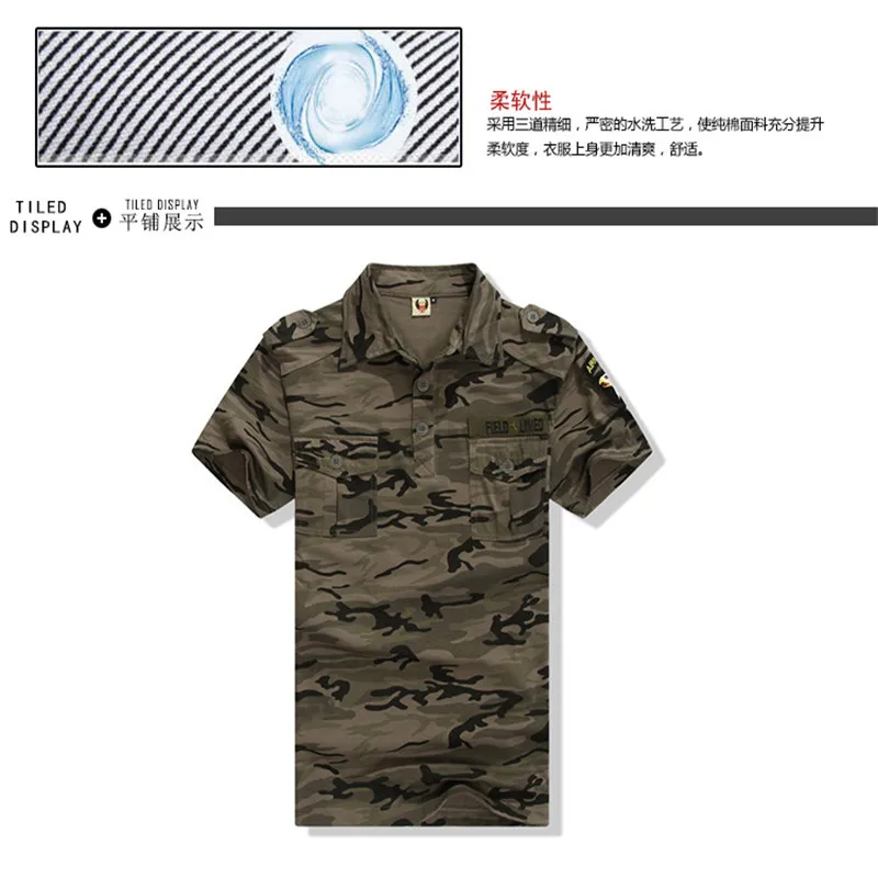 

10337-Cotton t-shirt men's short-sleeved lapel loose trend t-shirt youth casual men's half-sleeved polo shirt