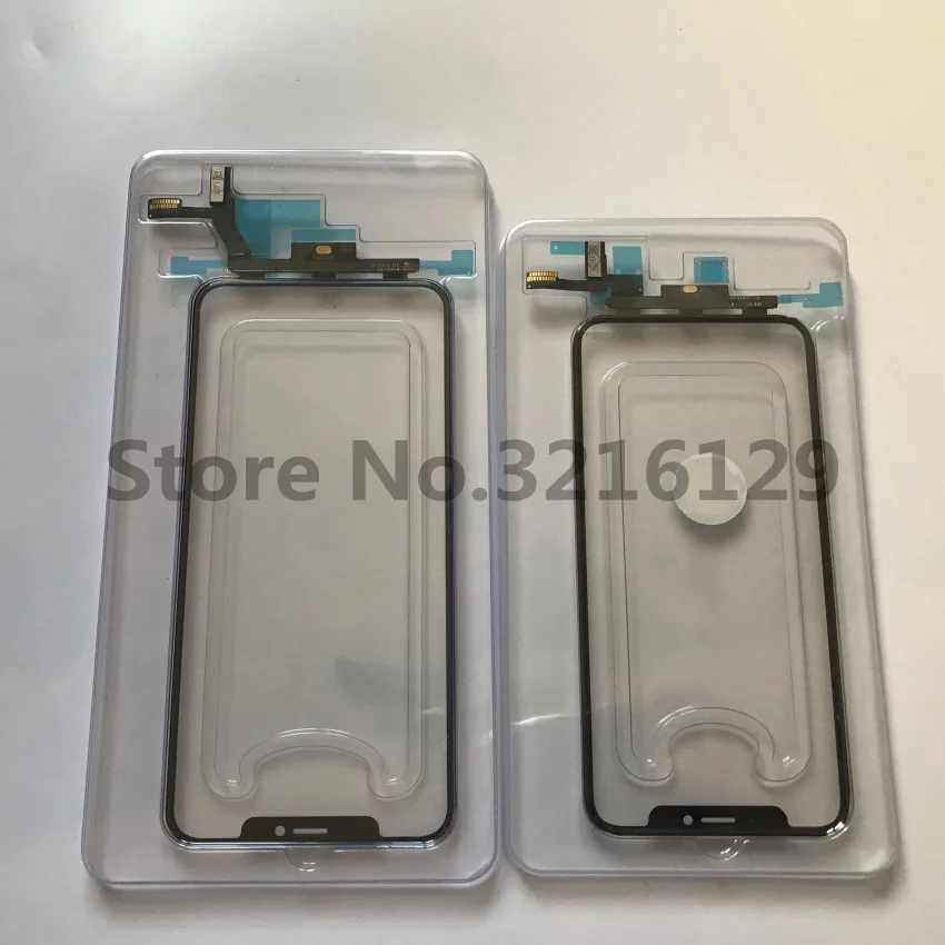 Original Touch Panel for iPhone X 10 XS MAX XR 11 11pro max Front Glass Lens Cover Screen Digitizer+TP With Flex Cable | Мобильные