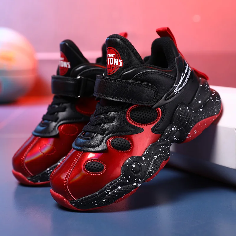 Высококачественная модная детская Баскетбольная обувь кроссовки для мальчиков