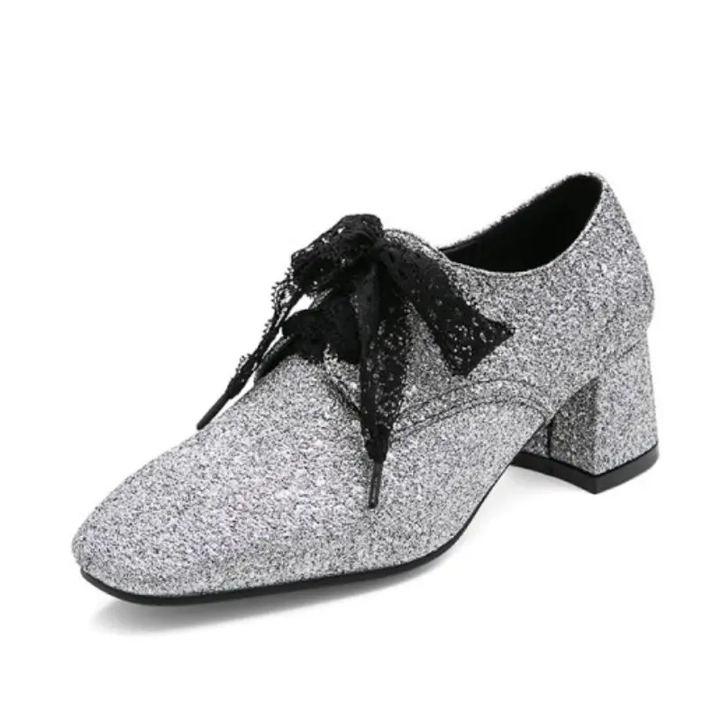 RIZABINA/размеры 30-50 женские туфли-лодочки Модные Туфли хорошего качества с