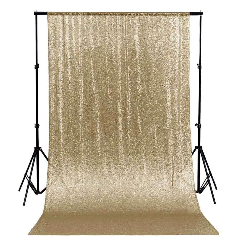 Light Gold Shinybauty розовый золотой цвет фотобудка фон Русалка занавес блесток s для жизни Room-M190810 - Цвет: Light Gold