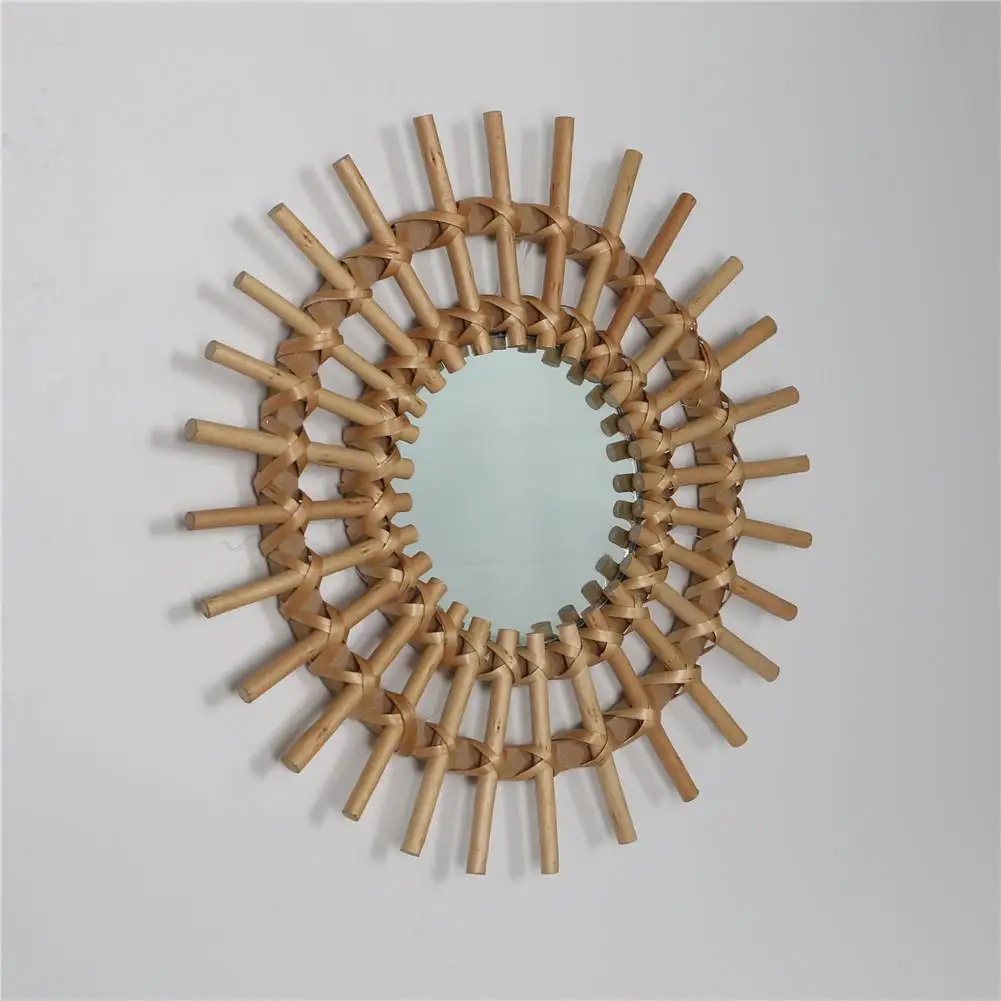 Инновационное художественное украшение круглое зеркало для макияжа гардеробное