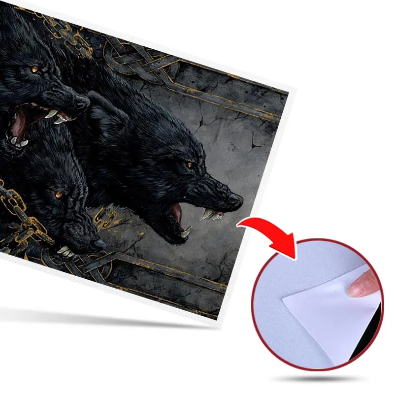 

No Frame Canvas Painting Fierce Poster and Print Wall Art Picture for Living Room Home Decoration