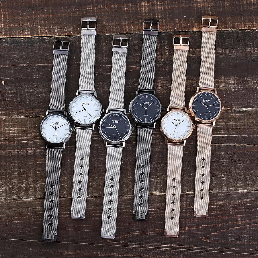 

New Fashion Watch Korean Fashion Ladies Mesh Strap Watch Alloy Steel Strap Mesh Strap Quartz Watch