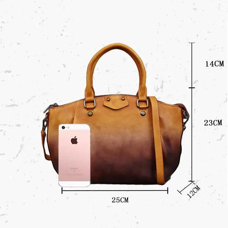 

YourSeason 2021 Retro Genuine Leather Female Handbag Large Capacity Casual Soft Women Cowhide Shoulder Messenger Bags