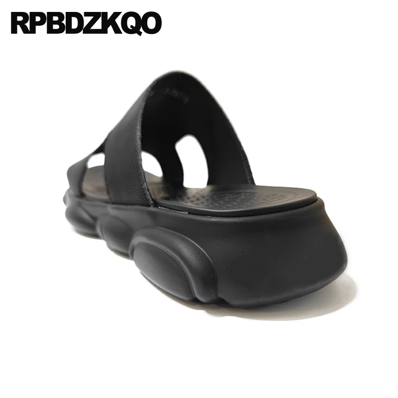 Высокое качество повседневные босоножки без задника с открытыми пальцами