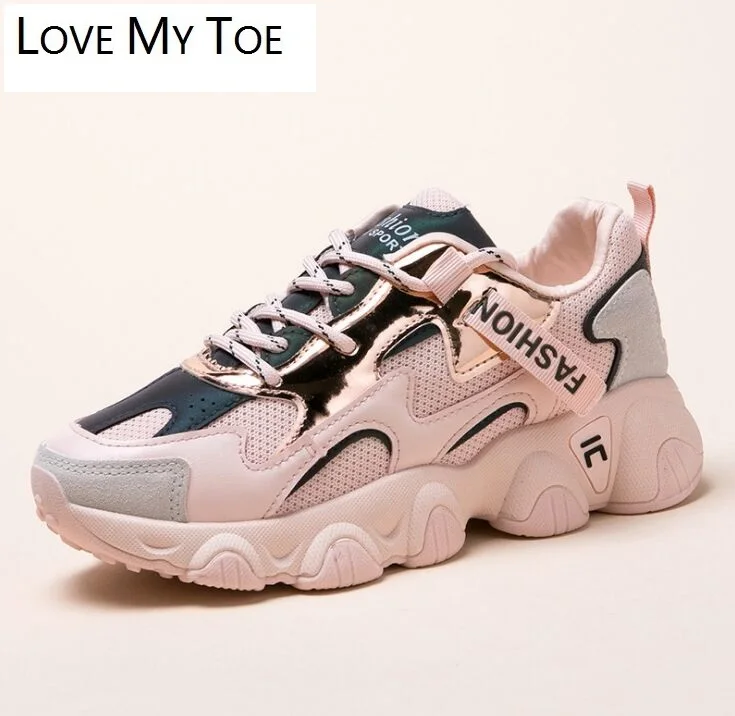 2020 весенние повседневные кроссовки из искусственной кожи дышащие дизайнерские