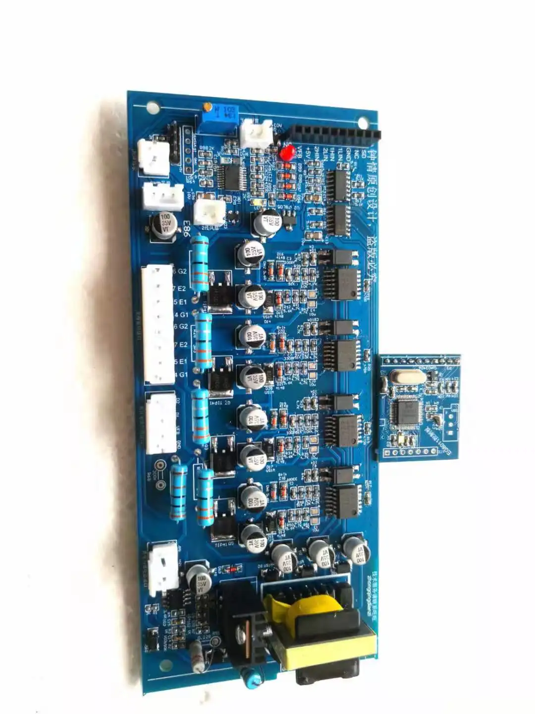 Плата привода IGBT модуля высокой мощности с немодулированным синусоидальным