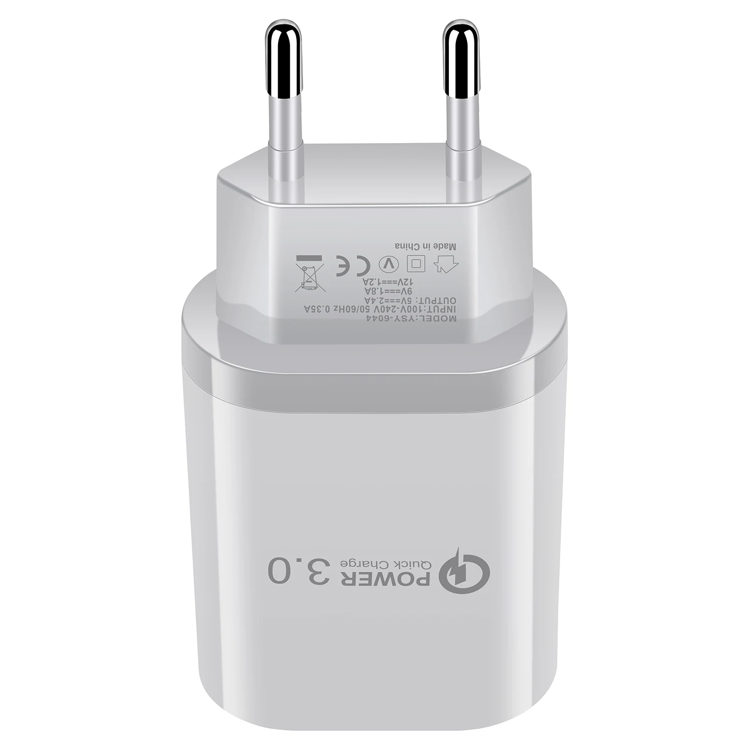 QC 3 0 USB зарядное устройство с одним портом быстрая зарядка мобильный телефон
