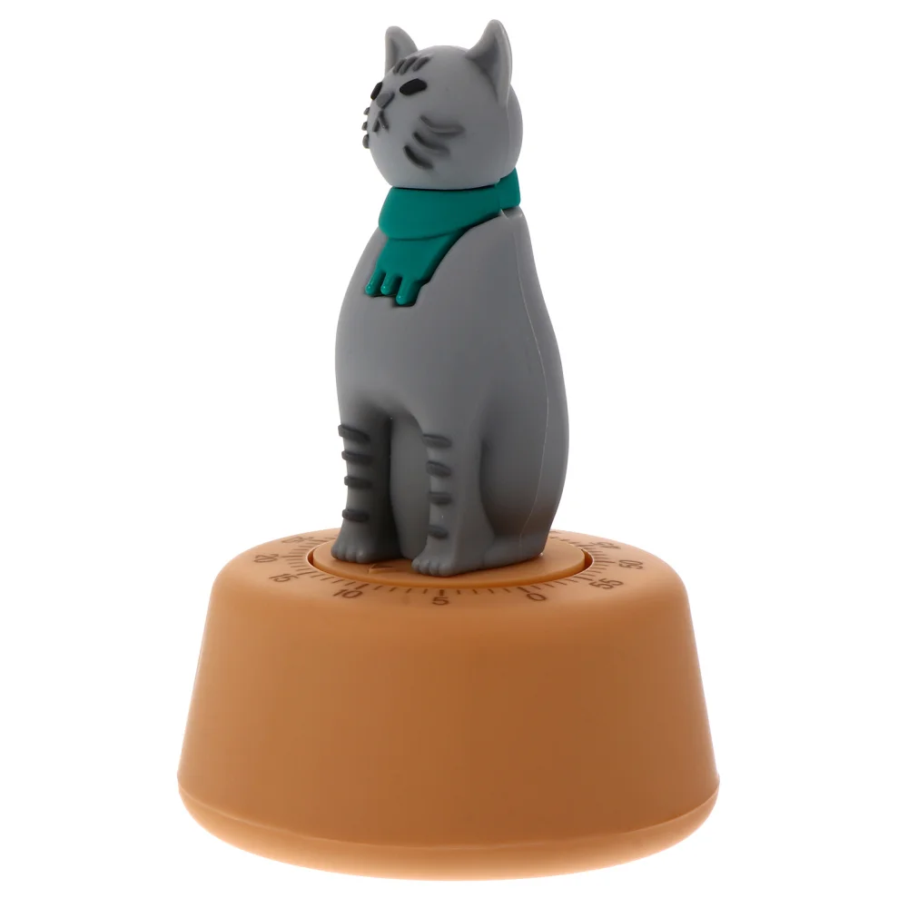 

1pc Lovely Cat Shape Design Kitchen Timer Student Time Manager Kitchen Timer