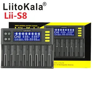 liitokala lii pd2 lii pd4 lii s8 lii 500 lii 600 battery charger for 18650 26650 21700 aa aaa 3 7v lithium nimh battery free global shipping