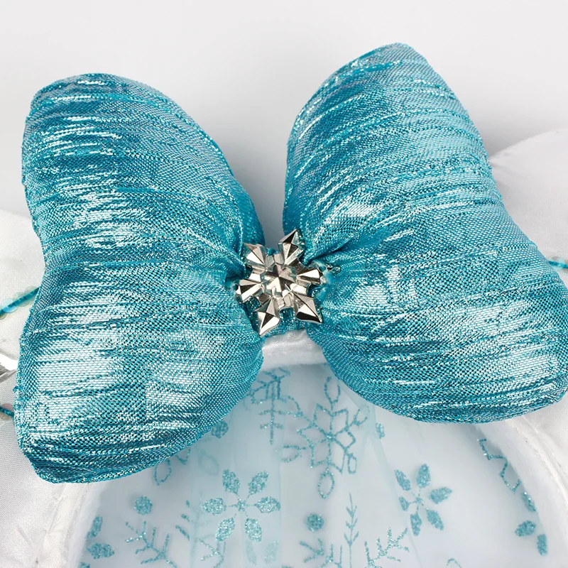 Diadema transparente de Disney Frozen, accesorios para el cabello de Mickey, accesorios para fotos de Disney, horquilla de lujo-2