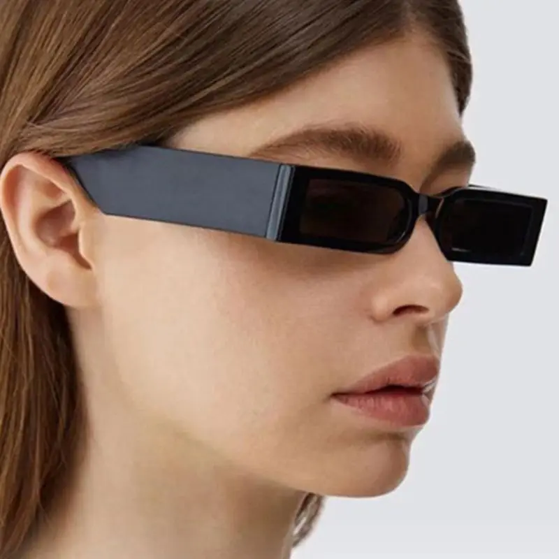 

Vintage Small Hip Hop Glasses Rectangle Women's Square Sunglasses Retro Style Fashion Brand Design Sunglasses Modern UV400
