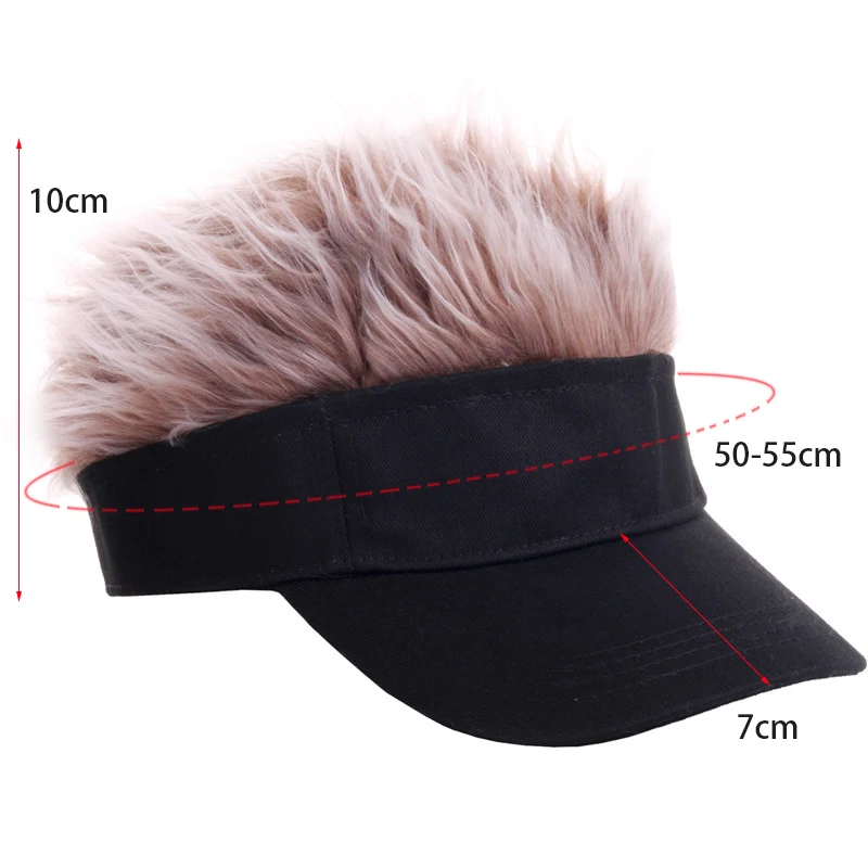 

Boys Girls Wig Baseball Caps Novely Funny Hat Caps For Children Hip Hop Caps New