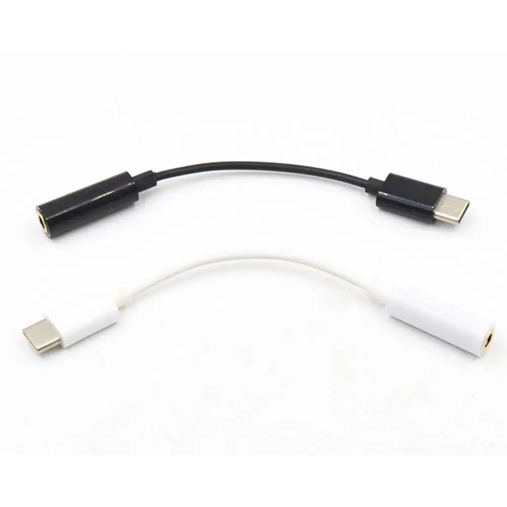 Мини Портативный кабель для наушников Type C 3 5 мм адаптер USB 1 штекер аудио разъем