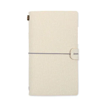Beige Agenda, A6, винтажный блокнот из искусственной кожи, еженедельник, Обложка, Канцтовары, офисные принадлежности, студенческий журнал для путешествий - Цвет: Beige