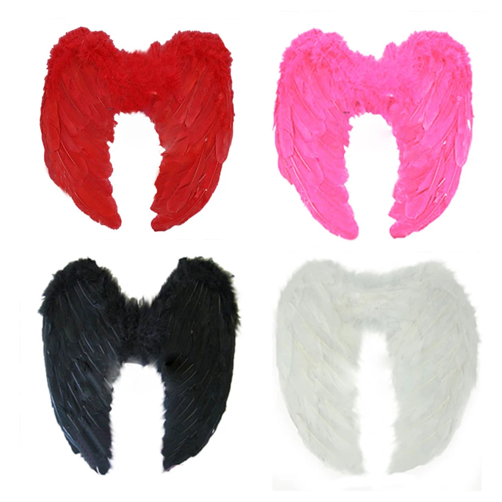 Костюм с перьями для взрослых 4 цвета реквизит фото красивое платье крыльями